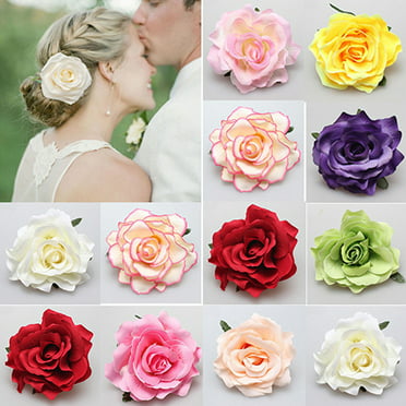 Rose Peony Flower Bridal Hair Clip Hairpin Brooch Wedding Party Accessories